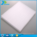 China fabricação confiável policarbonato branco parede gêmea folha oca oca